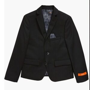 TALLIA Kids Black Blazer with Patterned Lining